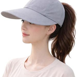 Premium Wide-Brim Sun Hat - Gray